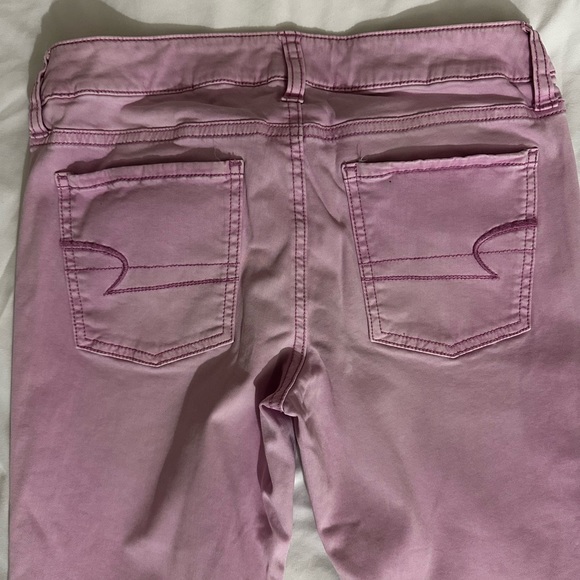 American Eagle Jegging Jeans Pink - Picture 1 of 8